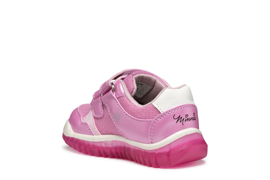 Geox Baby Trainers | Lightyloo | Dark Pink, Minnie Mouse