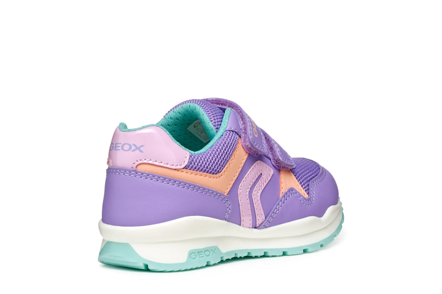 Geox Kids Trainers | Pavel | Lilac & Watersea