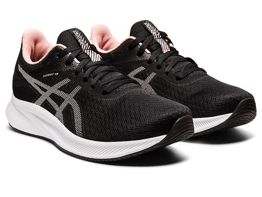 Asics Women's Trainers | Patriot 13 | Black/Frosted Rose