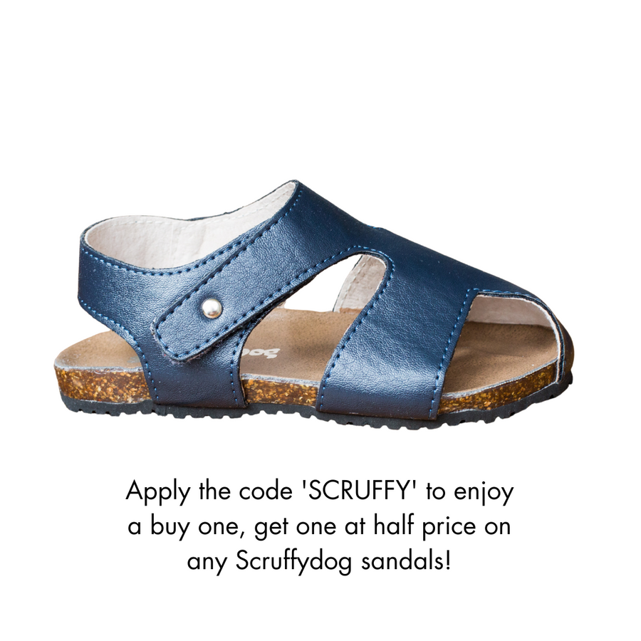 ScruffyDog Kids Sandals | Buddy | Navy