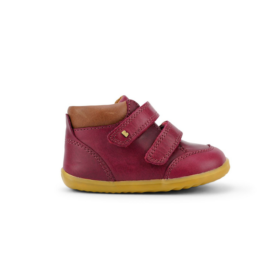 Bobux Boots | Step Up Timber Velcro | Boysenberry