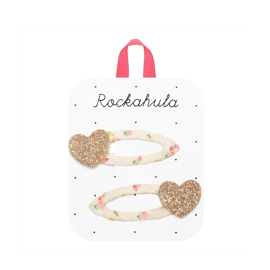 Rockahula Hair Clip | Blossom Glitter Heart