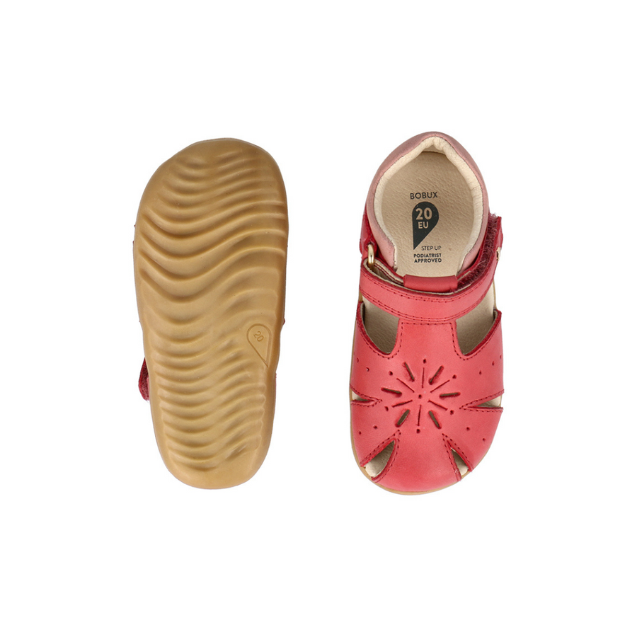 Bobux Sandals | Step up Compass | Red & Rose