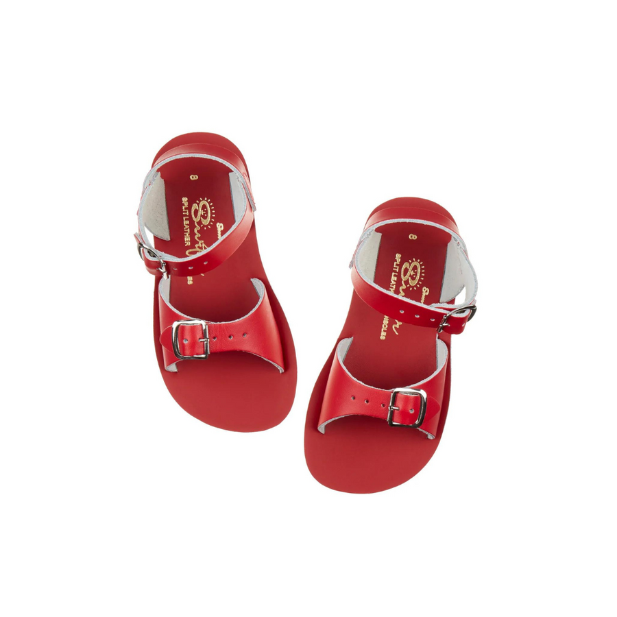 Salt-Water Sun-San | Surfer Sandals | Red