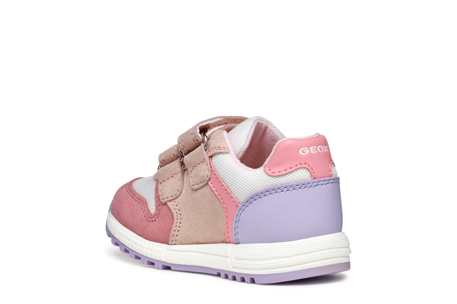 Geox Kids Trainers | Alben | Rose & White