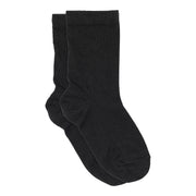 Melton Cotton Socks | Black