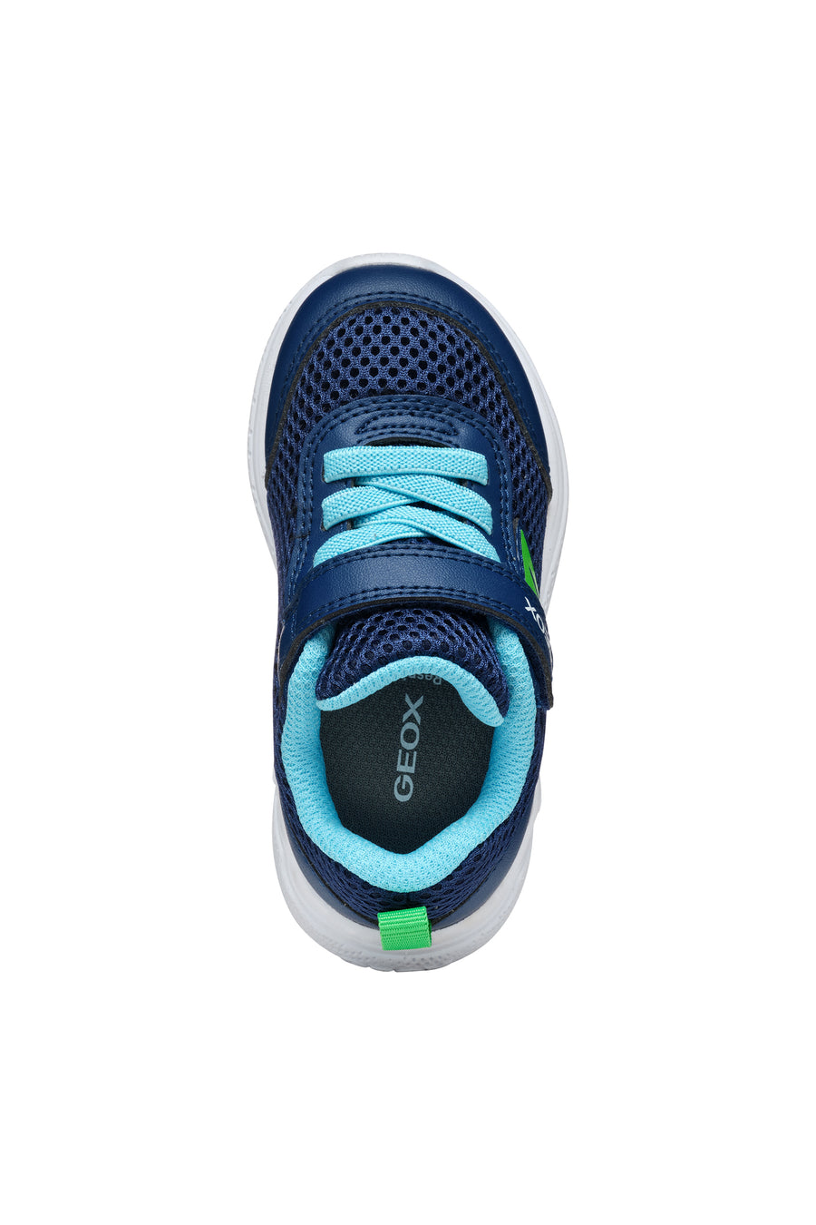 Geox Kids Trainers | Sprintye | Navy & Green