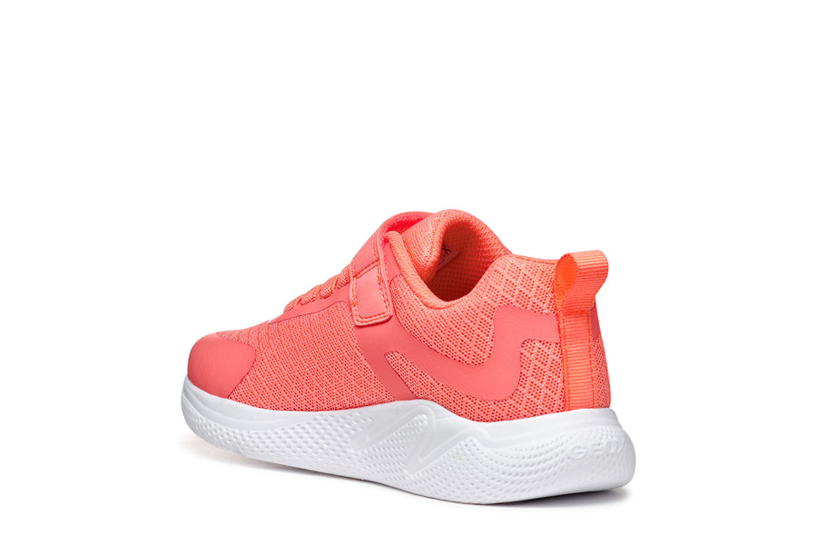 Geox Kids Trainers | Sprintye | Fluo Coral