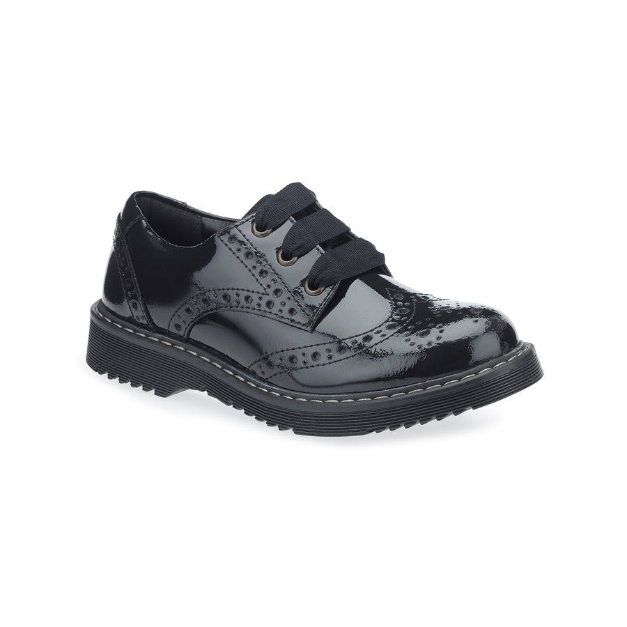 Start-Rite School Shoes | Impulsive Lace up | Black Patent