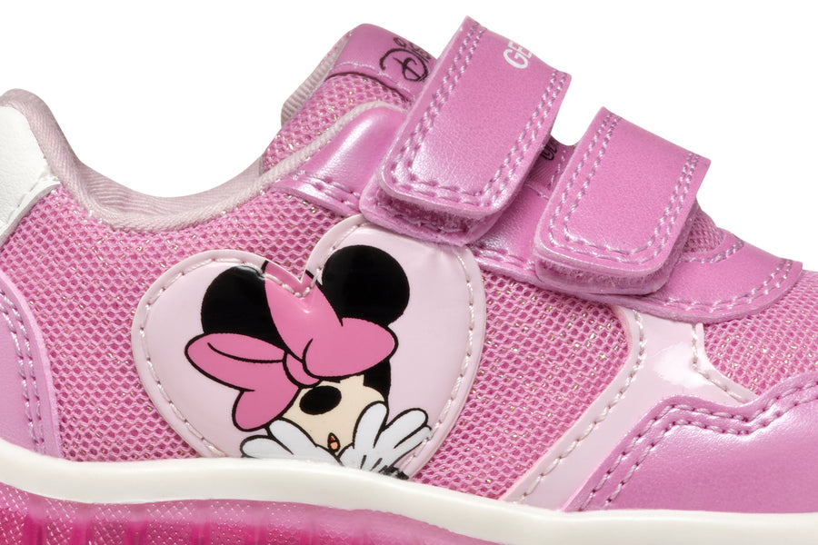 Geox Baby Trainers | Lightyloo | Dark Pink, Minnie Mouse