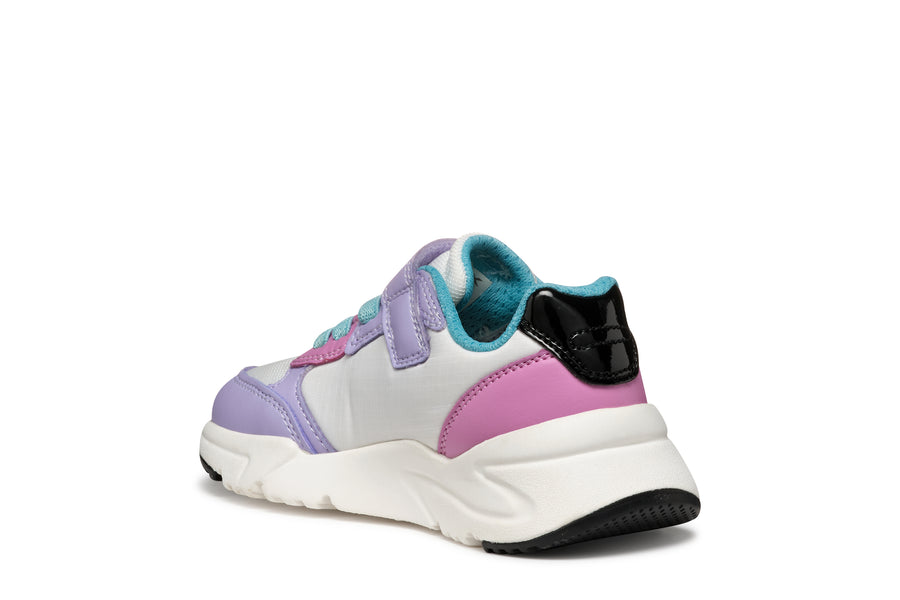 Geox Kids Trainers | Loftus | Lilac & Turquoise