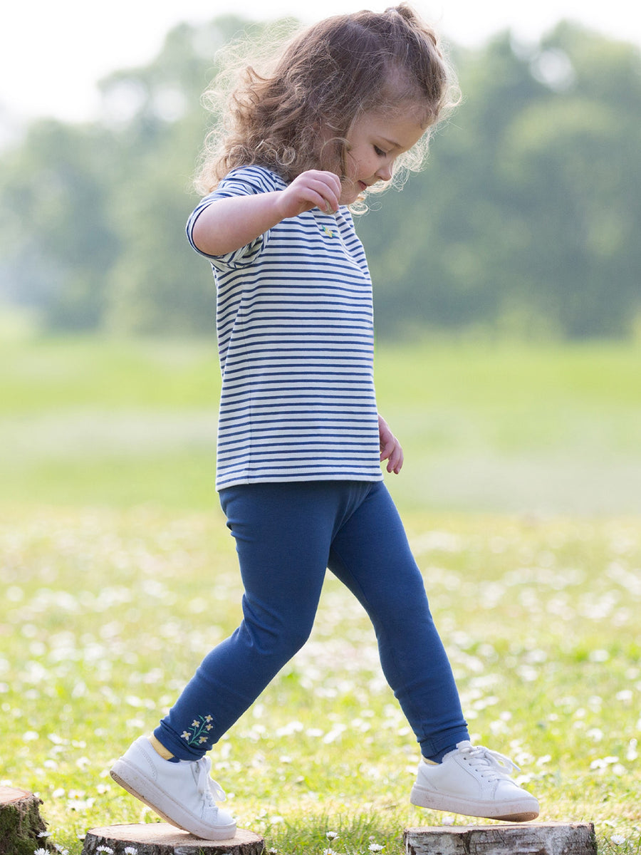 Kite Clothing | Dinky Flower Leggings | Navy