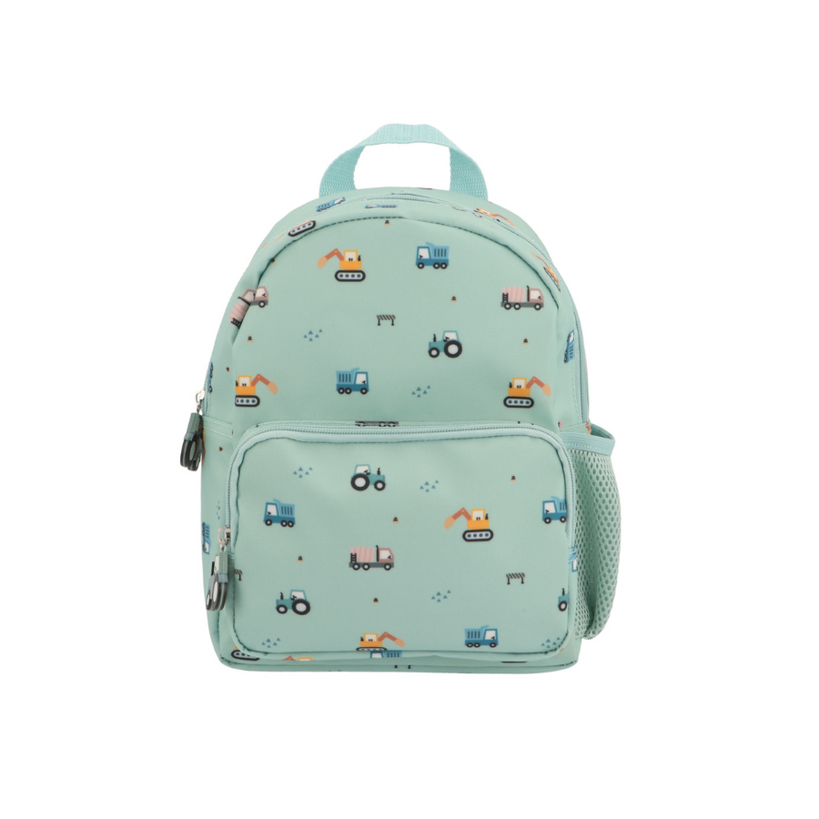 Tutete Kids Backpack | Trucks | Green