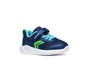 Geox Kids Trainers | Sprintye | Navy & Green