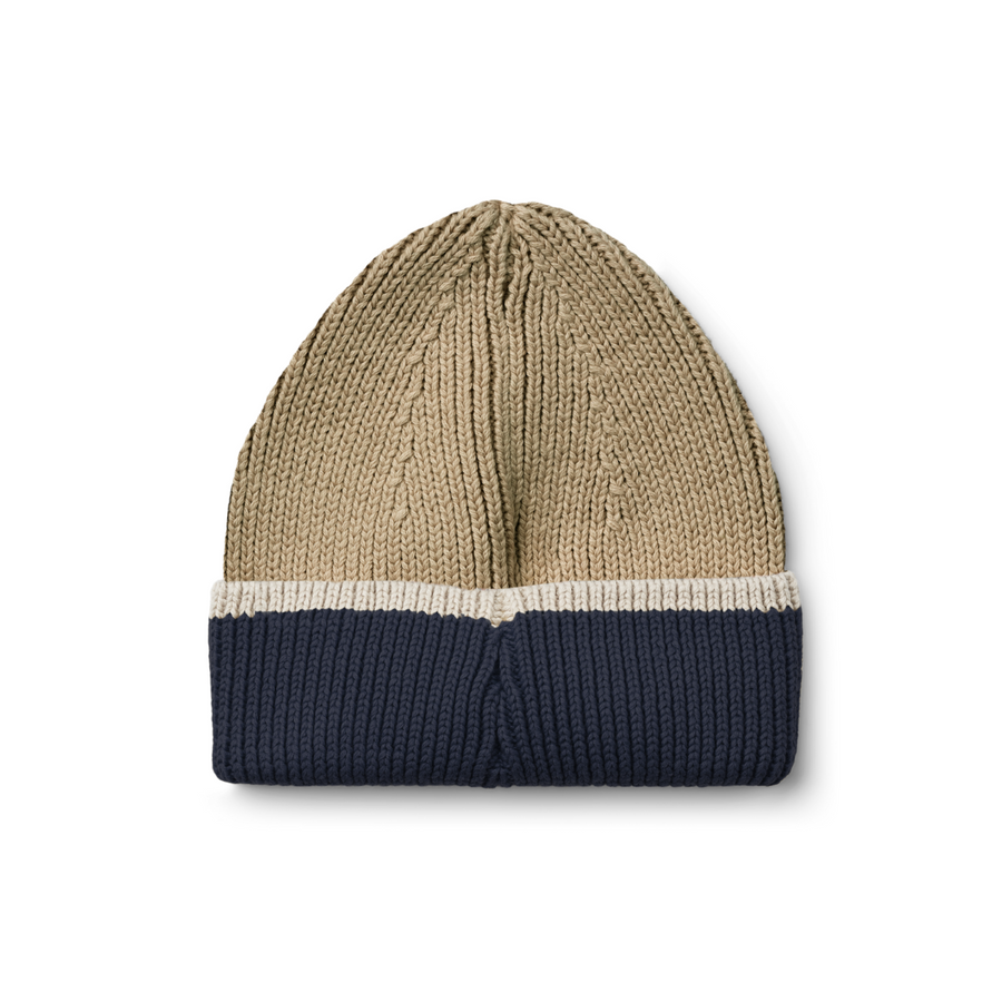 Liewood Hats | Ezra Kids Beanie | Classic Navy Mix