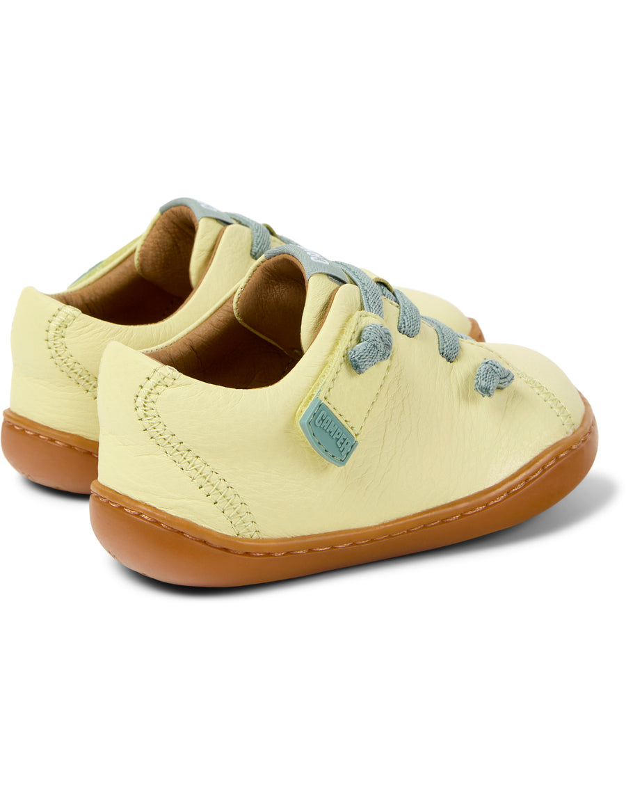 Camper Kids Shoes | Peu Elastic Lace | Yellow