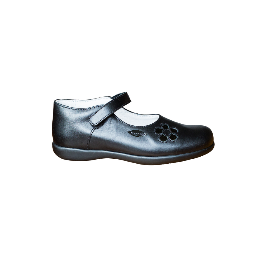 Bo-Bell Velcro School Shoes | Oliana | Black