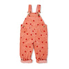 Dotty Dungarees | Heart Print Corduroy Dungarees