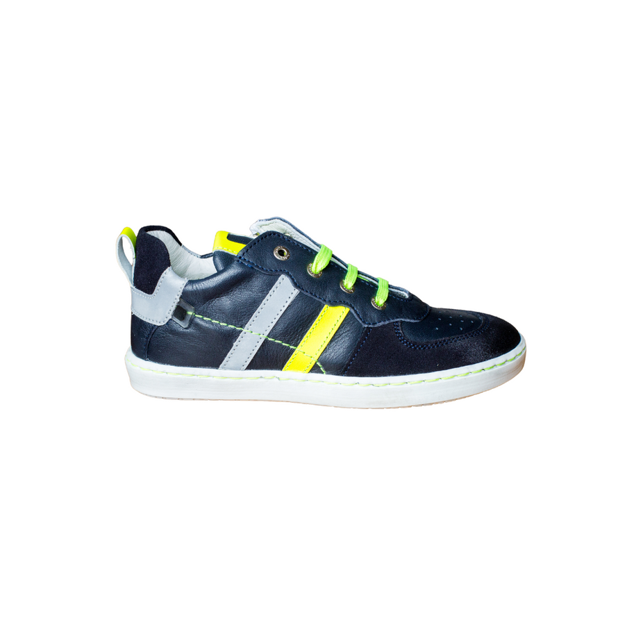 Bo-Bell Lace up | Landor Trainers | Dark Navy