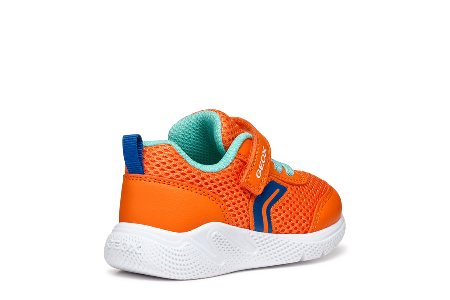 Geox Kids Trainers | Sprintye | Orange & Royal