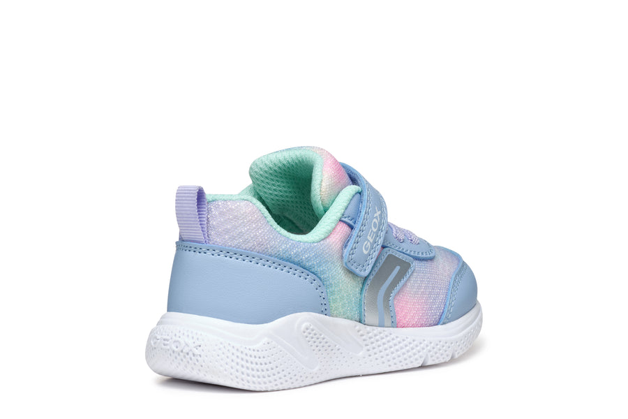 Geox Kids Trainers | Sprintye | Sky & Multi