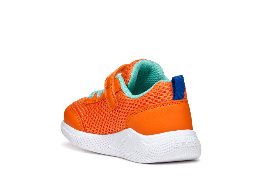 Geox Kids Trainers | Sprintye | Orange & Royal