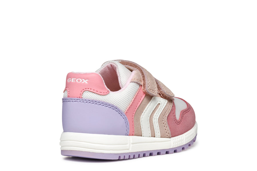 Geox Kids Trainers | Alben | Rose & White