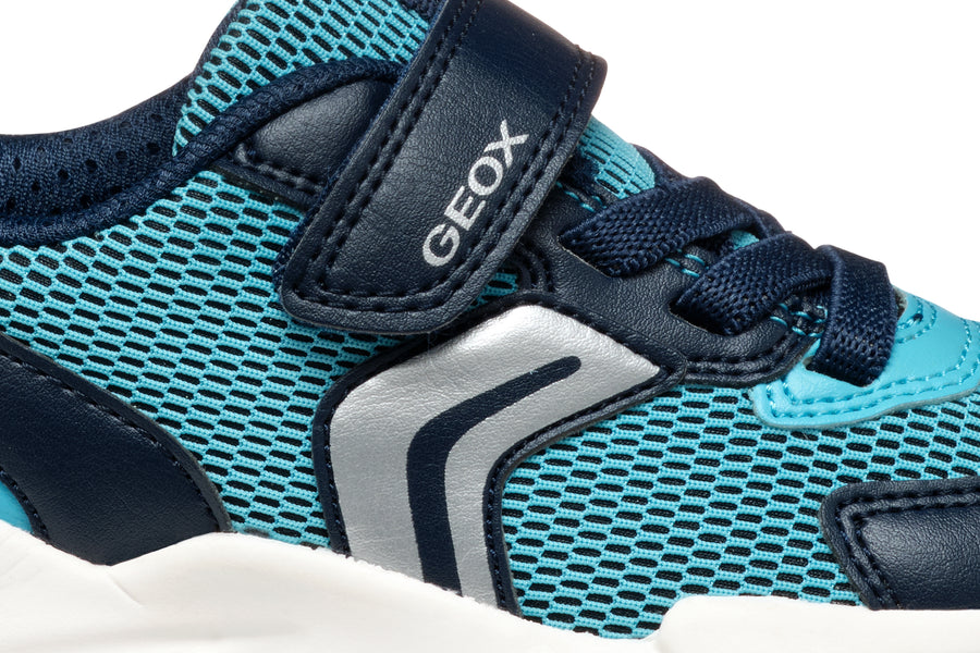 Geox Kids Trainers | Loftus | Sky & Navy