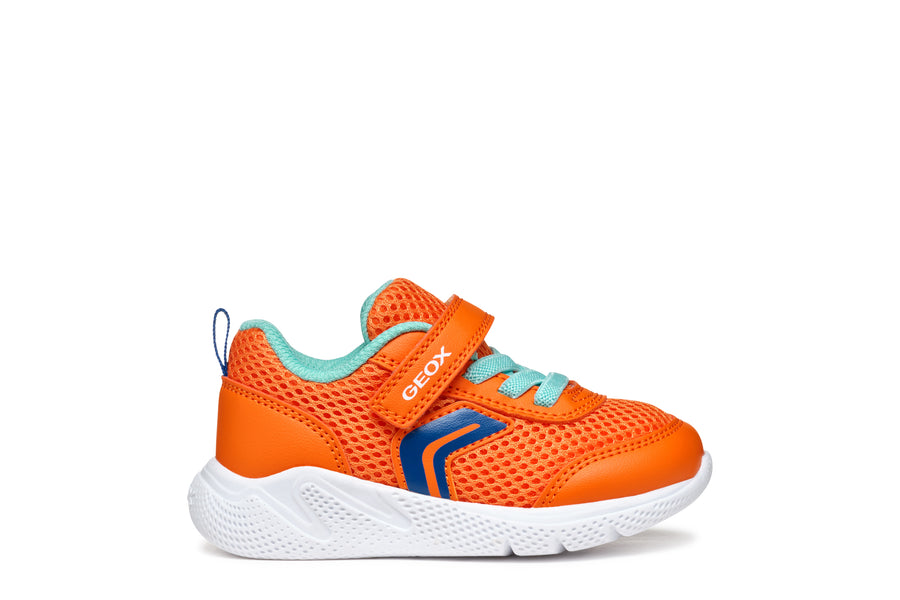 Geox Kids Trainers | Sprintye | Orange & Royal