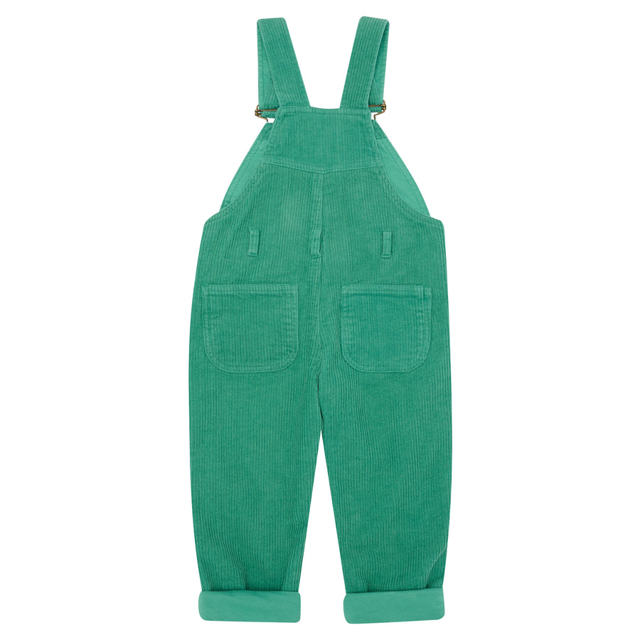 Dotty Dungarees | Corduroy Dungarees | Emerald