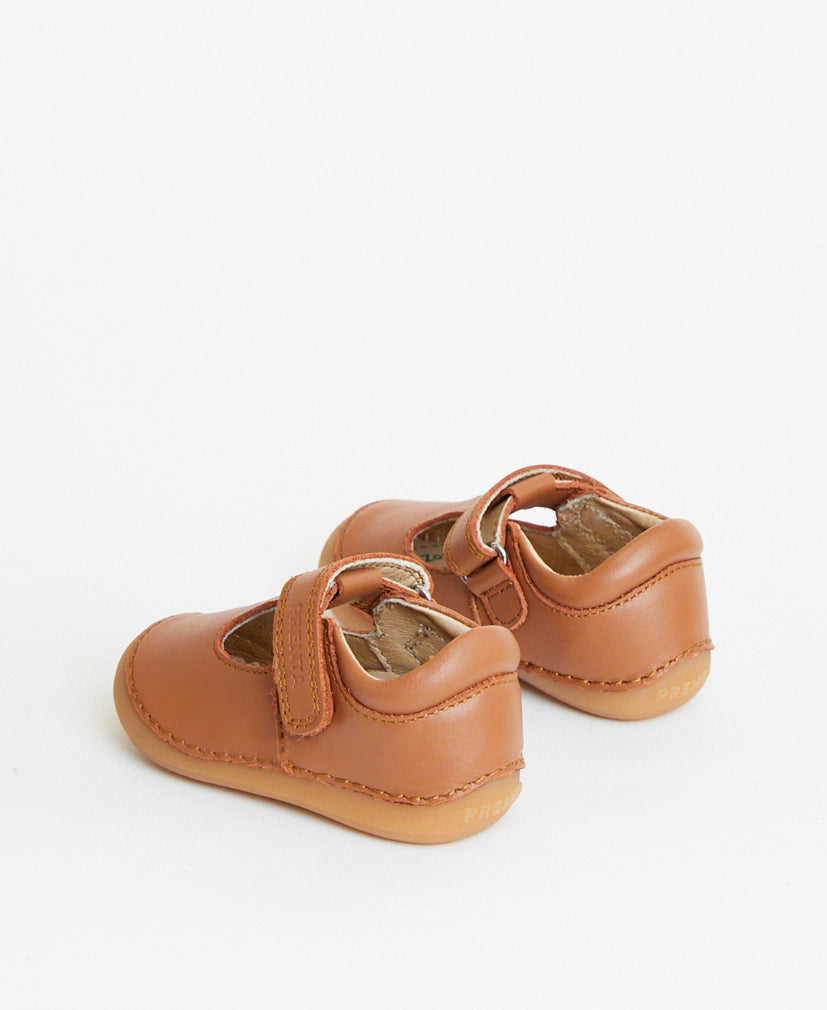 Prenta First Walker Shoes | Atlas | Tan Leather