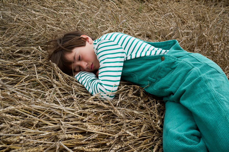 Dotty Dungarees | Corduroy Dungarees | Emerald