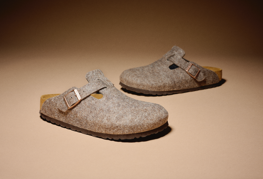 Birkenstock Women's Bostons | Wool Felt | Cocoa