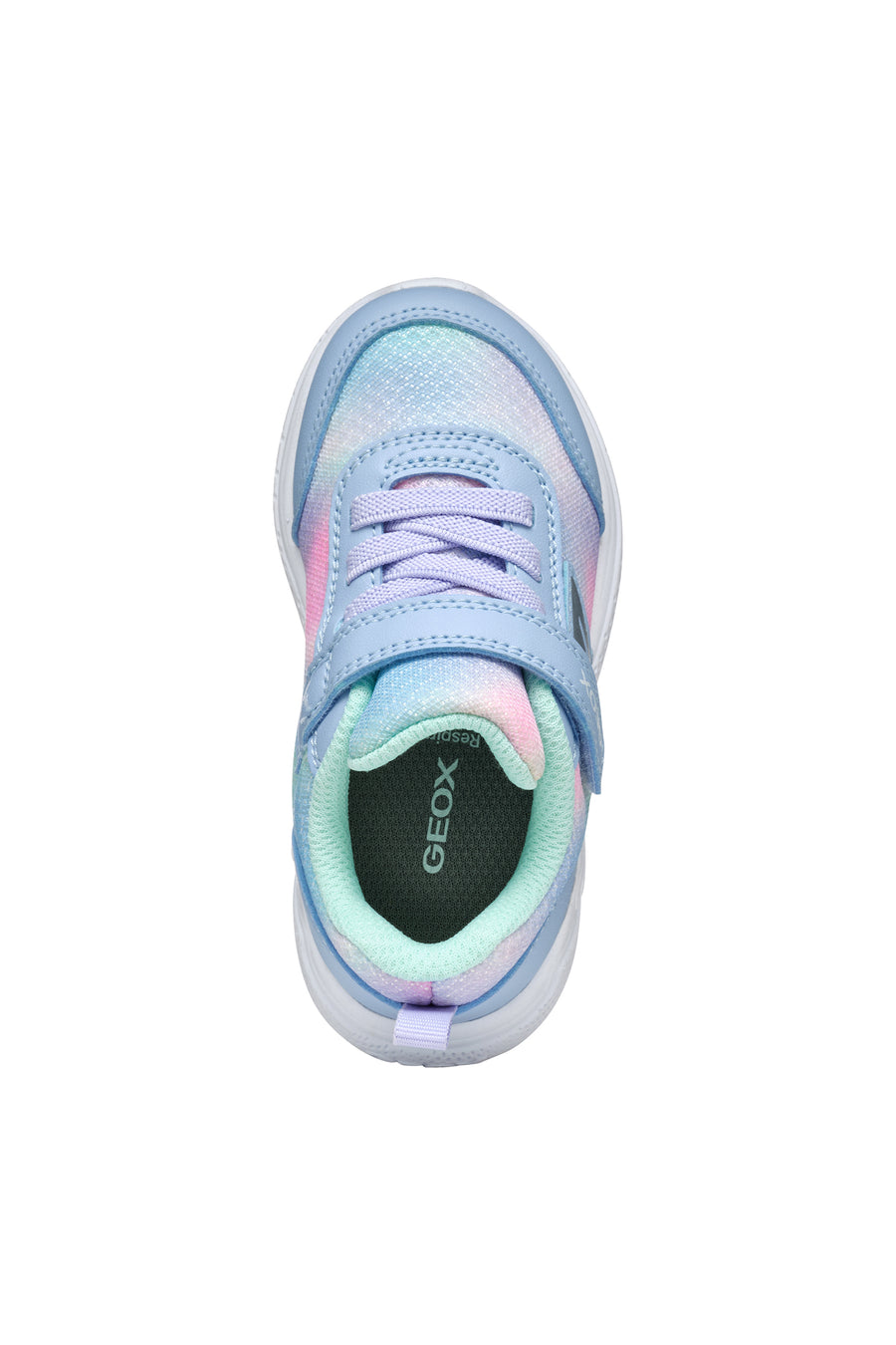 Geox Kids Trainers | Sprintye | Sky & Multi