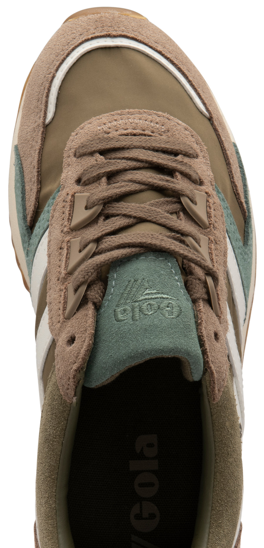 Gola Classic Womens Trainers Chicago | Khaki, Cappunccino & White