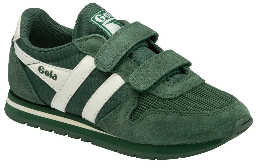 Gola Kids Trainers | Daytona | Evergreen/Black/White