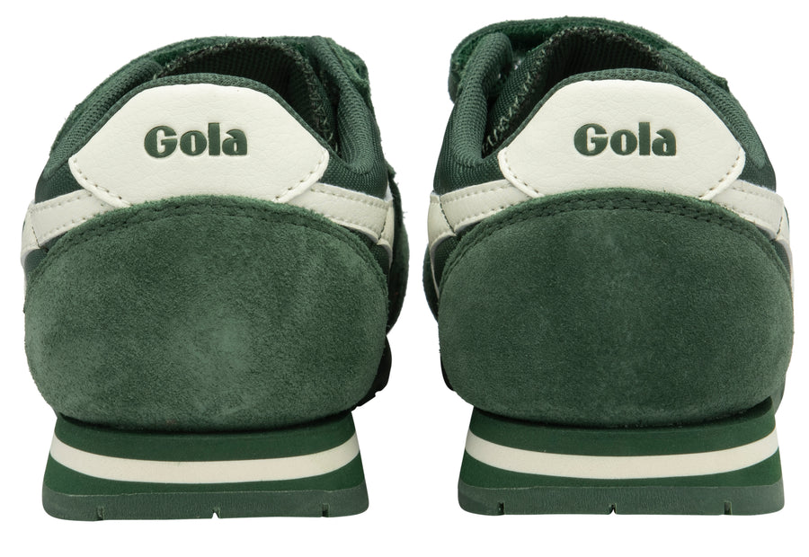 Gola Kids Trainers | Daytona | Evergreen/Black/White