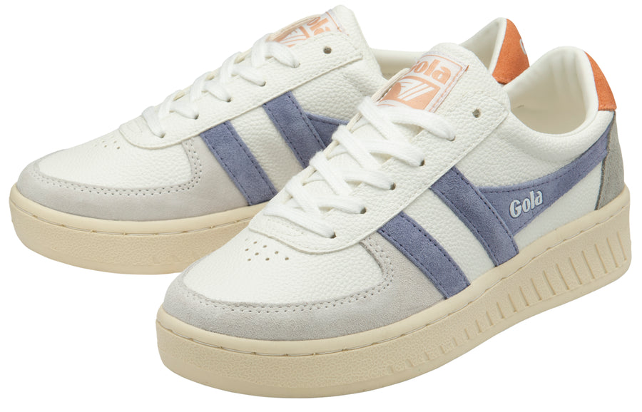 Gola Women's Trainers | Grandslam | White/Lavender/Terracott