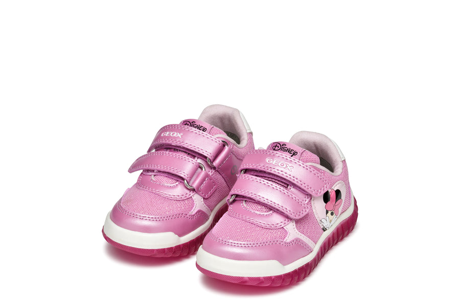 Geox Baby Trainers | Lightyloo | Dark Pink, Minnie Mouse