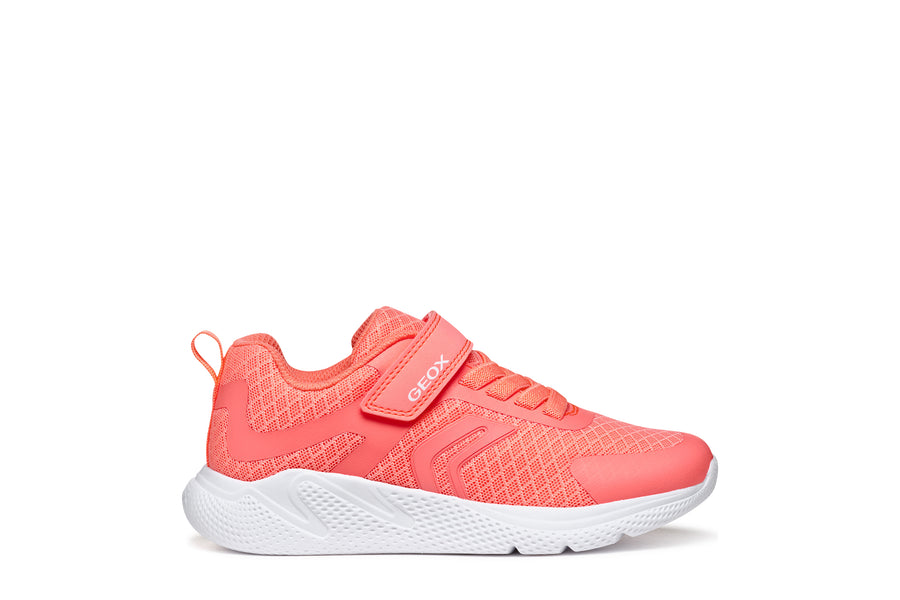 Geox Kids Trainers | Sprintye | Fluo Coral