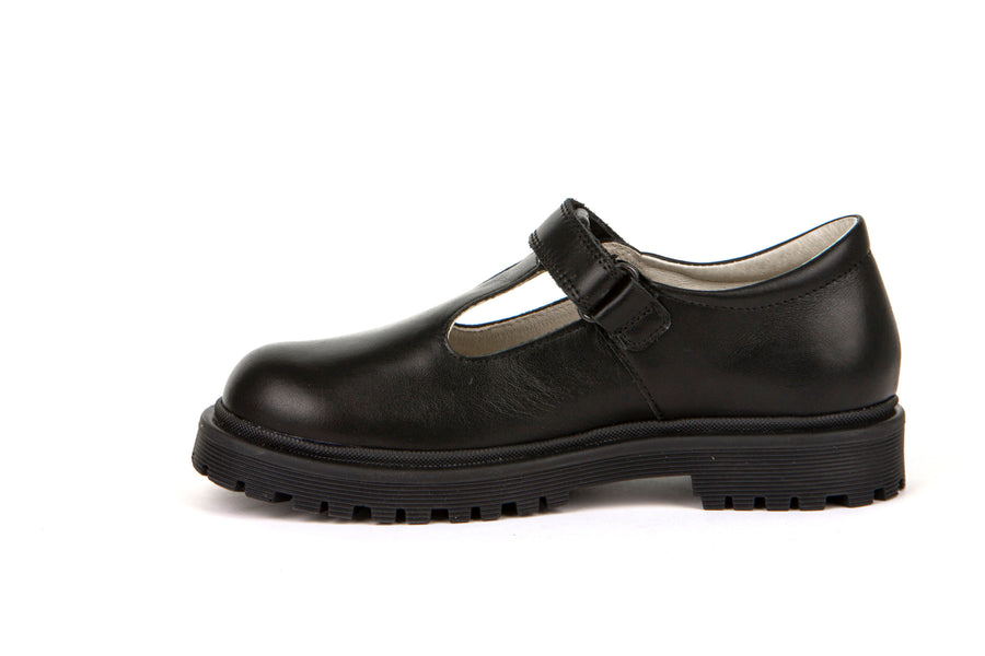 Froddo School Shoes | Lea T Bar | Black Leather