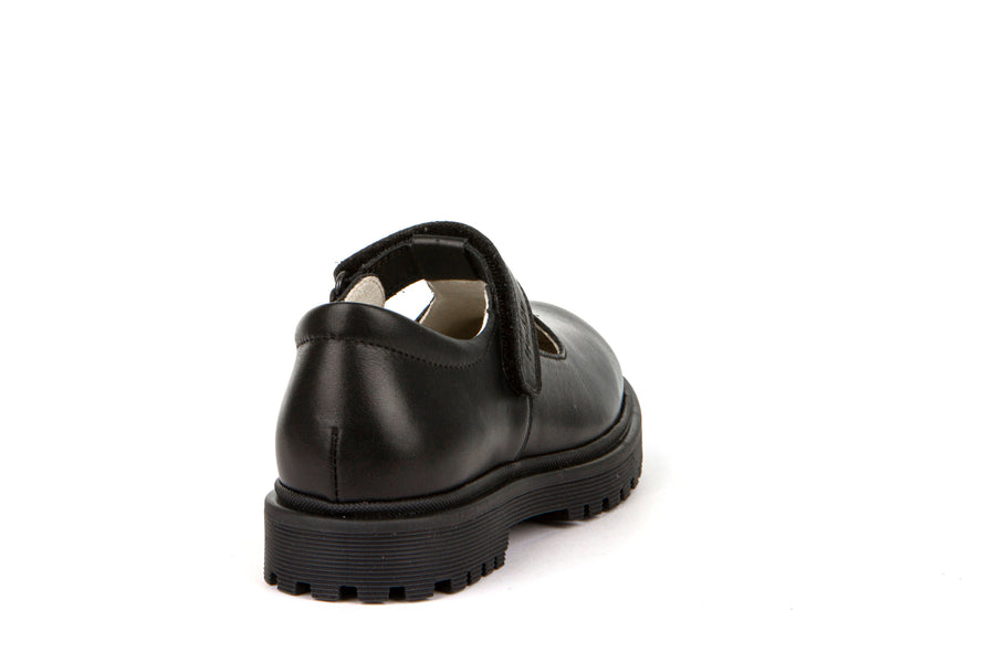 Froddo School Shoes | Lea T Bar | Black Leather