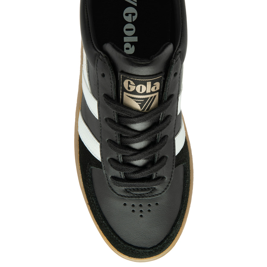 Gola Classic Womens Trainers | Grandslam Elite | Black & Pink Gum