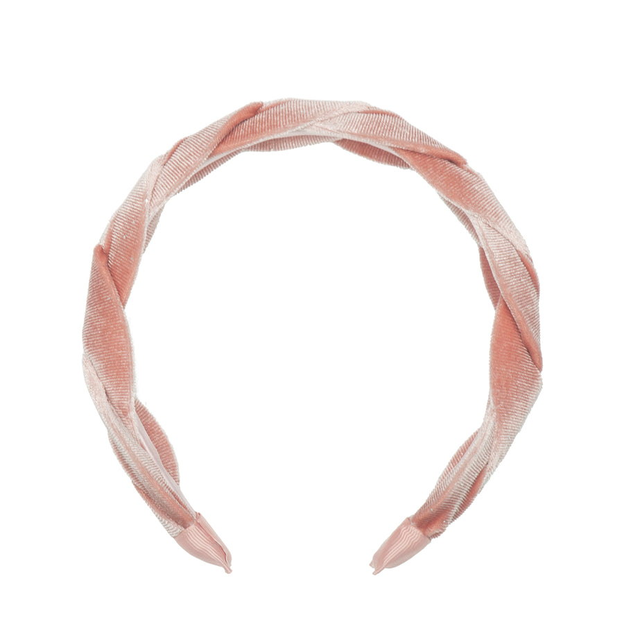 Rockahula | Sparkle Velvet Twisted Headband | Pink