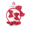 Rockahula Kids | Velvet Bow School Set | Red