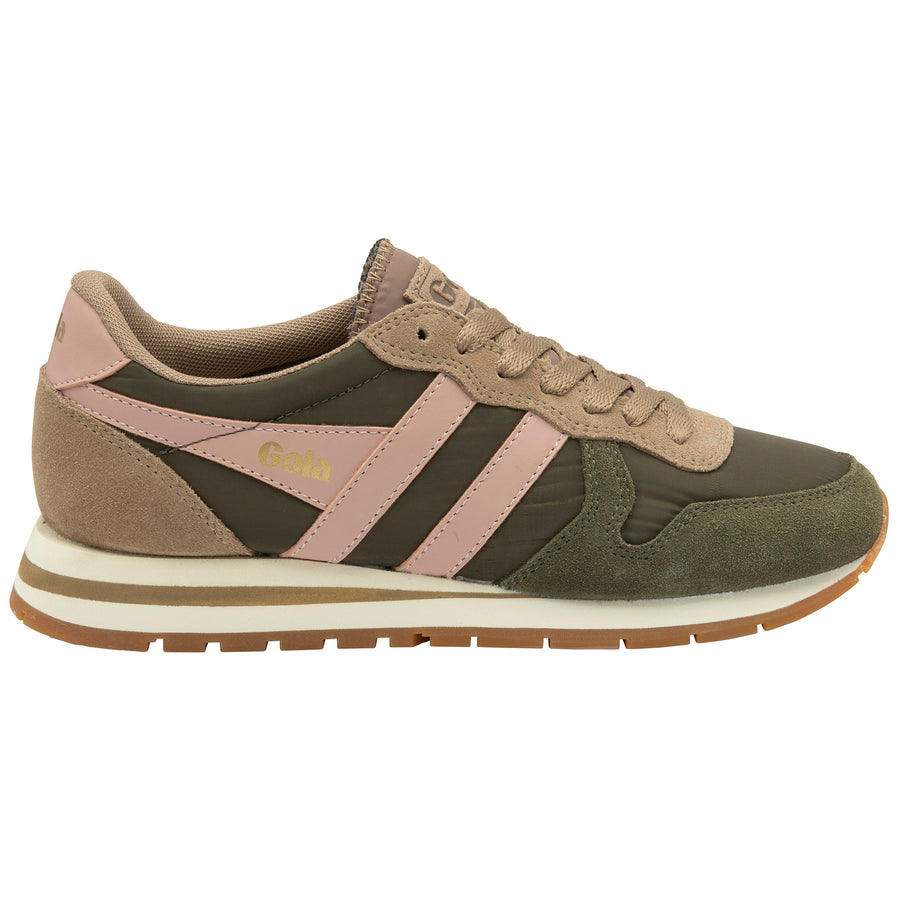 Gola Classics Women’s trainers | Daytona Chute |
 Khaki/Cappuccino/Coral