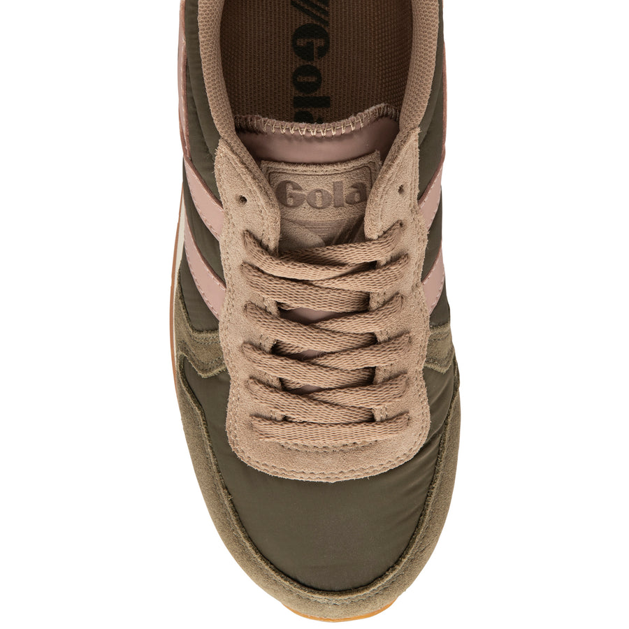 Gola Classics Women’s trainers | Daytona Chute |
 Khaki/Cappuccino/Coral