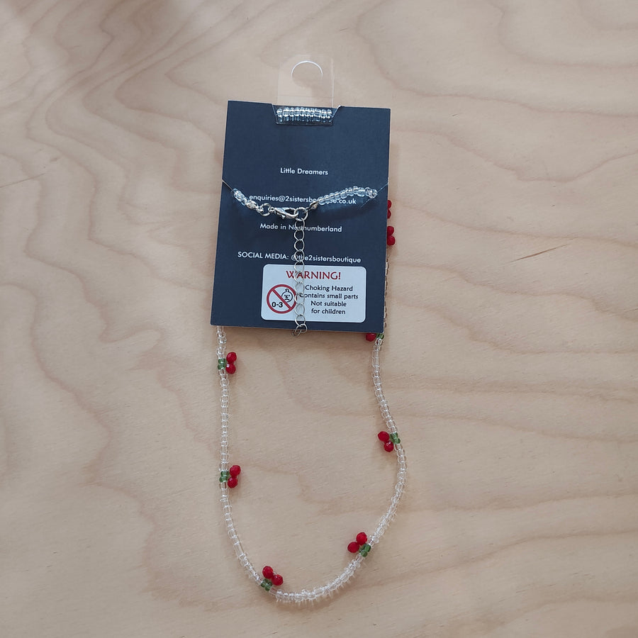 2 Sisters Boutique | Kids Jewellery | Cherry Necklace/ Bracelet Set