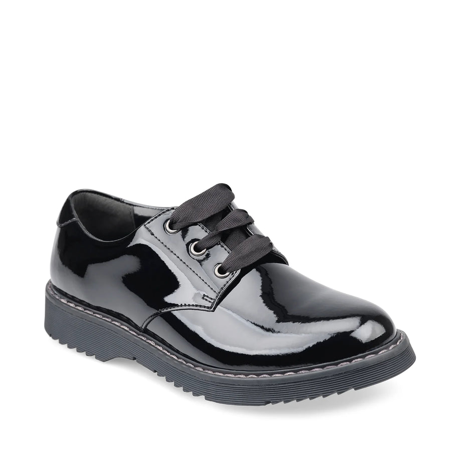 Start-Rite School Shoes | Impact Lace up | Black Patent