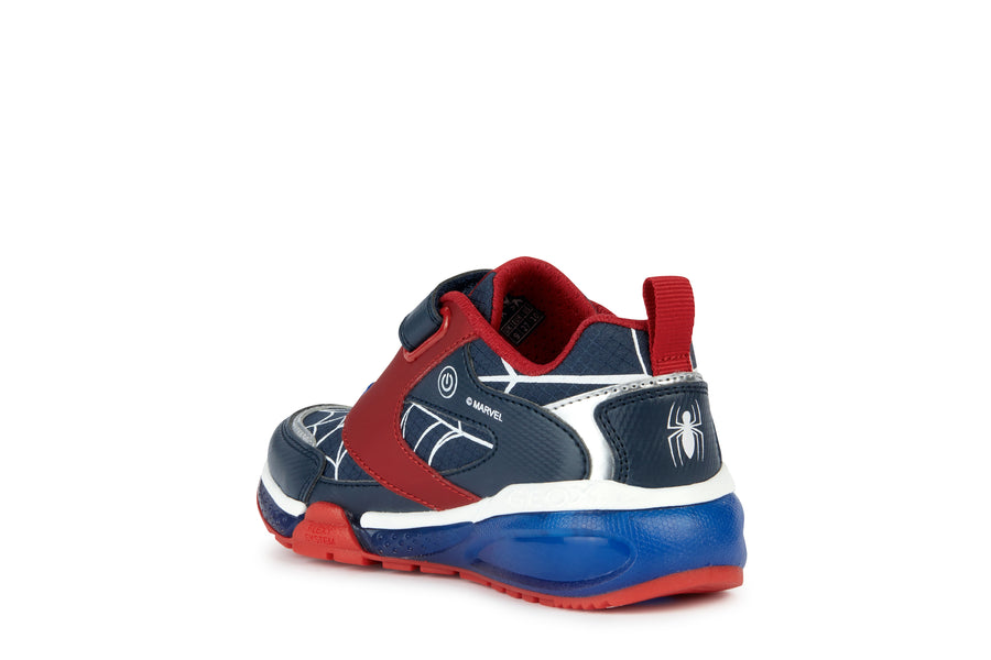 Geox Kids Trainers | Bayonyc Spiderman | Red